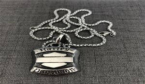 Motorcycles Cool Necklace 316L Stainless Steel Jewelry Gold Silver Cool Man Motorbiker Pendant With Chain2363194