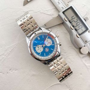 Breiting Watch Top Time Co marka B01 Męska zegarek 41 mm Montre de lukse kwarcowe zegarki Bretylizowanie projektantów breightling 0ED8