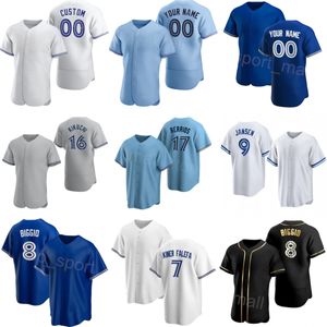 Homens crianças mulheres beisebol 27 Vladimir Guerrero Jr Jerseys City Connect 4 George Springer 11 Bo Bichette 25 Daulton Varsho 2 Justin Turner 39 Kevin Kiermaier Lanniao