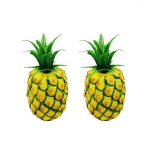 Party Decoration Artificial Pineapple Simulation Fake Lifelike Faux Fruits Model Plastic Vegetables Studio Pography Prop
