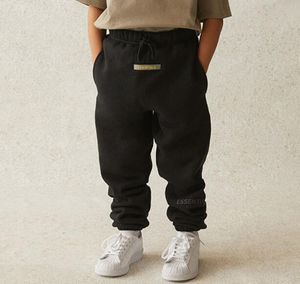 Crianças reflexivas calças de moletom casual com calças de moletom por muito tempo, garotas menino menina hip hop streetwear1978051