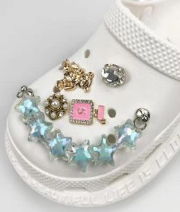 Projektant biżuterii łańcuchy uroku Bling Rhinestone Pearl Jibz Women prezent Ks Charms for Decion1517207