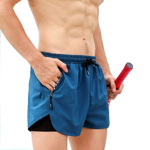 Lu Men Shorts Letni trening sportowy w rozmiarze Men Trunk Szybkie pływanie z Ler ault Men Short Shirt Set