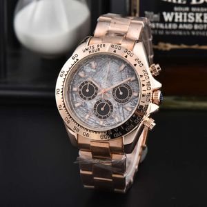 Luxury Daytonas Watch AAA Chronograph Watch With Box Stainless Steel Strap Roles Gold Watch High Quality Montre De Luxe Quartz Movement 6 Pin Business 135