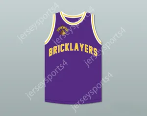 Nome NAY Custom Youth/Kids Scott Wolf 4 Bricklayers Basketball Jersey 5th Annual Rock N Jock B Ball Jam 1995 S-6xl cuciti in alto