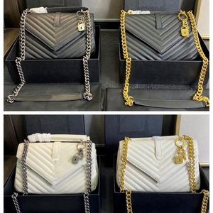 مصمم حقيبة Dicky0750 الموضة عالية الجودة من الجلد حقيبة اليد الكتف الكتف كيس السيدات سلسلة قفل Lockty Leather Clutch بالجملة 294B