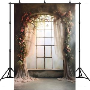 Party Decoration Rose Floral Arch Wedding Pography Backdrop Bridal Shower Engagement Banner Portrait Po Studio Props