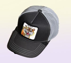 Ball Caps Original Farm Leopard Head Lummer Trucker Cap Mesh Snapback Hip Hop Hats для мужчин вышивая животные бейсбольная шляпа2248165