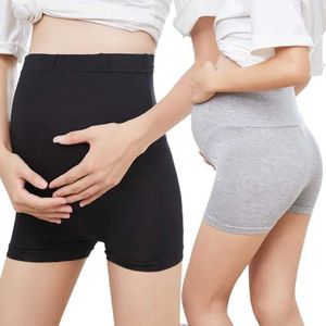 Annelik yaz hamile kadınları sıkı ve çizgili pamuklu nefes alabilen iç çamaşırı moda ve rahat pantolon hamile kadınlar için h240518
