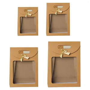 Present Wrap Valentine's Day Bag Portable Lagring med handtag Dekorationsgodis för festlärare Kvinnliga familjemedlemmar