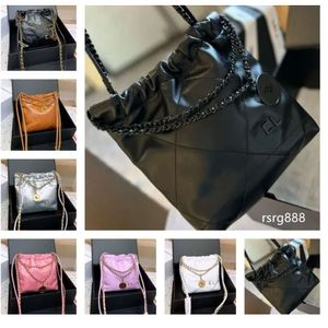 22 designer bucket bags Letter shoulder Drawstring Handbag gold chain Shoulder Fashion s handbags hoboleather bag cc mini handbag