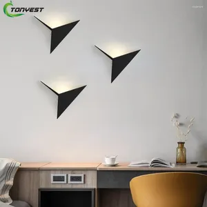 Wall Lamp Modern Fashion Triangle 3W LED Lamps Minimalist Bedroom Livingroom Corridor Light Decorative Lighting Lights