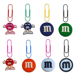 Other Arts And Crafts Chocolate Bean 18 Cartoon Paper Clips Funny Book Markers For Teacher Cute Small Paperclips Office Bookmarks Sile Otwc4