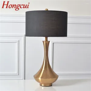 Table Lamps Hongcui Bronze Lamp Contemporary LED Creative Decorative Desk Lights For Home Bedside