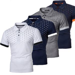 Męska letnia koszula polo oddychająca golfowa koszulka z polo sportowa koszulka turystyczna Koszulki codzienne bluzki z krótkim rękawem męskie ubrania biznesowe 240518