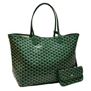 Escolha do designer de grande capacidade de couro bolsa de compras com sacola de moda com design duplo xadrez para mulheres