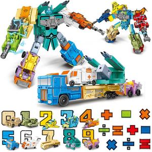 Transformation Toys Robots Digital Robot Cyfrowa transformacja Transformacja Matematyczna Transformacja Zgromadzenie Dziecięce zabawki D240517