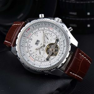 U1 AAA Bretiling B01 44mm Navitimer Breiting orologio meccanico meccanico orologio orologio di gomma uomini orologi invaffiro orologio da polso vetro breightling 1dc2