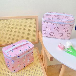 Cosmetic Bags Necessary Convenient Nylon Large Capacity Travel Case Makeup Bag Storage Lipstick