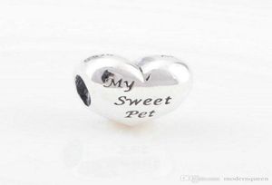 Pet Charms 925 Silver Fits Style Bracelets My Sweet Paw Print 791262 H94602065