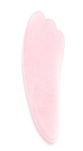 Quartz de rosa natural gua sha placa rosa jade de pedra corporal facial raspagem de chapas de acupuntura Relaxamento de massagem Cuidados de saúde F4011785764