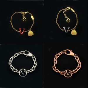 Дизайнерский браслет роскошные буквы Clover Shell Bracelet Bracelet 18k Gold 925 Серебряная лифта