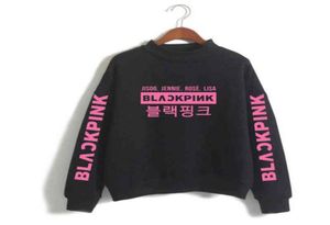 Woman Hoodie Blackpink Kpop Spacca lettere hip casual Lettere stampate con cappuccio vestiti per abiti per pullover a manica lunga277015164867