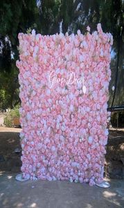 Dekoracyjny panel kwiatowy do ściany kwiatowej sztuczne jedwabne kwiaty na urodziny ślub ślubu wystrój Baby Shower impreza 5396163