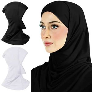 Bandanas durag ramadan musulmano sottocarf women modal hijab c regolabile musulmano elastico tuan copertura completa shl c copertura del collo pieno j2405