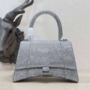 10A Top -Qualität Designer -Sanduhr Full -Strass -Frauen Umhängetasche echte Leder -Crossbody -Tasche Handtasche