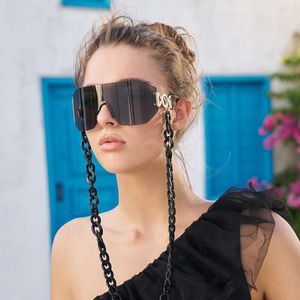 2024 New Designer Sunglasses for Women and Men Y2K Large Frame Women's Fashion Sports Cycling Windproof Integrated Sunglasses Men Driving Outdoor Glasses