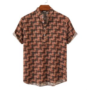 Shirt Mens Clothing Oversize Shirts Man Fashion Blouses Social T-shirts Luxury Hawaiian Cotton High Quality Polo 240508