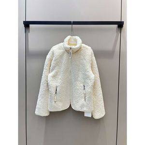 Kvinnors ull blandar JIL23 Autumn Winter Fashion Simple Casual Mångsidig lös förtjockad varm raseribeläggning