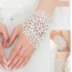 Mode lyxiga brudarmband bröllop smycken handledskedja armbåge tillbehör för prom flickor kväll festklänningar 192a