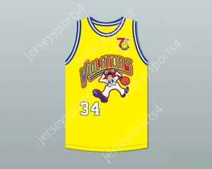 Nome personalizado para jovens/crianças Shaquille 'Shaq' O'Neal 34 Violadores Jersey de basquete 7º Rock N 'Jock B-Ball Jam 1997 Top Stitched S-6xl