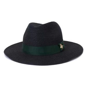 Designer Straw Hats Luxury Bucket Hat For Men Women Solid Color Jazz Cap Top Caps Fashion Panama Hat With Red Green Ribbon Sunhat Casual Cap