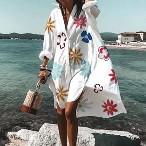 Long Loose For Beach Women Swimsuit Cover-ups Женщины купальные костюмы прикрытие пляжной одежды Saida de Praia