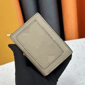 Woman leather clea wallet Cover designers clutch bag brazza Wave point letter coin purses with original box 81994