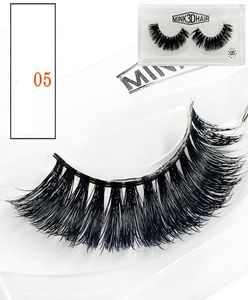 3D Mink False Eyelashes 9 Styles Makeup for Eyes Natural Thick Fake Eye Lashes Makeup Extension Beauty Tools2885167