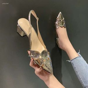 MAOGU TOE Sandały pointe Gold Kobiet Summer Wesder Wedding Buty ślubne 2024 Masowe kobiety skórzane pompki na wysokie obcasy 788 D 32EC