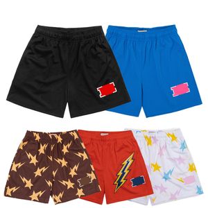 Mens graphic designer embroidery letter solid color printed letters summer sports fashion cotton cord shorts size m l xl xxl xxxl