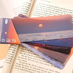 Read Accessories Aesthetics Page Holder INS Style Landscape Label Note Marker Reading Assistant Translucent Bookmark