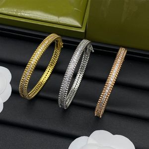 Браслет Brand Clover модный браслет браслет классический браслет -манжеты женщин дизайнерский браслет 18K золотой браслет мужски бриллианты браслет
