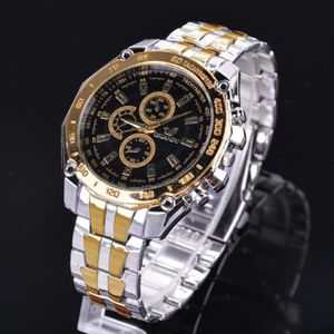 Armbandsur Orlando Men Business Watches Luxury Gold Rostless Steel Quartz Watch Horloge Man Relogio Masculino Reloj Hombre 3075