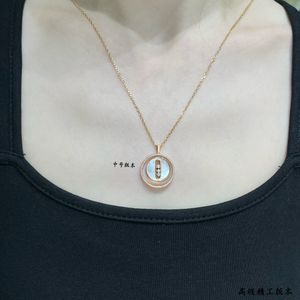 689852 Necklace Fashion Classic Clover Necklace Charm Gold Silver Plated Agate Pendant for Women Girl Valentine's Engagement Designer Jewelry Gift Midje Chain Chain Chain