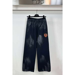 calça masculina designer paris nova crista de futebol bordou calças casuais mass e feminino mesmo estilo calça casual roupas de moda moda e de alta qualidade o035