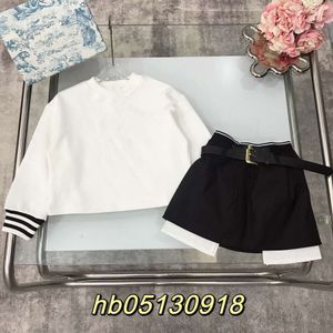 Kadın T-Shirt Erken Sonbahar Kızların Fonksiyonel Naylon Kumaş Kısa Etek Gevşek Fit Terry Sweater Pamuk