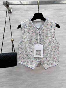 Kadın Ceketler Tasarımcısı Chan Yeni Marka Ceket Moda Üst Düzey Tüvit Yelek Üstleri Ye Palto Yaz Paltoları Kısa Hırka Doğum Günü Anneler Günü Hediyesi