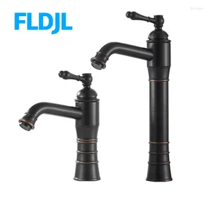 Bathroom Sink Faucets FLDJL Vessel Faucet Single 360° Rotatable Hole Handle Tap Vanity Bath For Modern