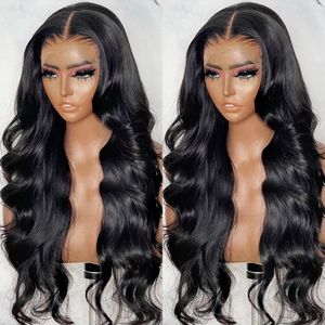 High Quality 22 Inches Center Parting Long Wigs Black Big Wavy Hair For Black Women Wholesale Europe America Fashion Lace front Rose Net Long Hair